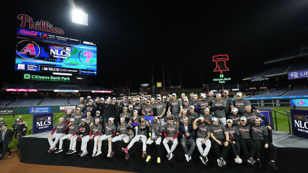 Diamondbacks Celebrate NLCS Win over Phillies October 25th, 2023